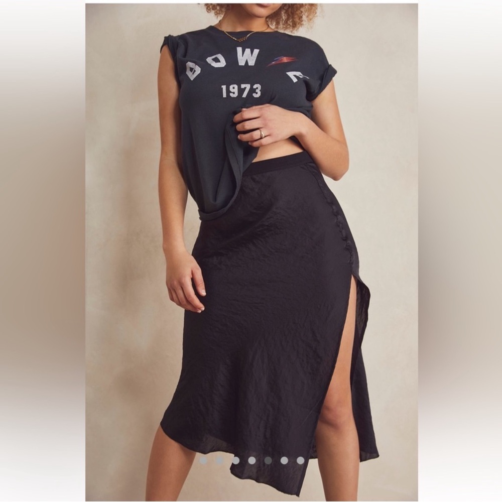 Free people slip midi skirt